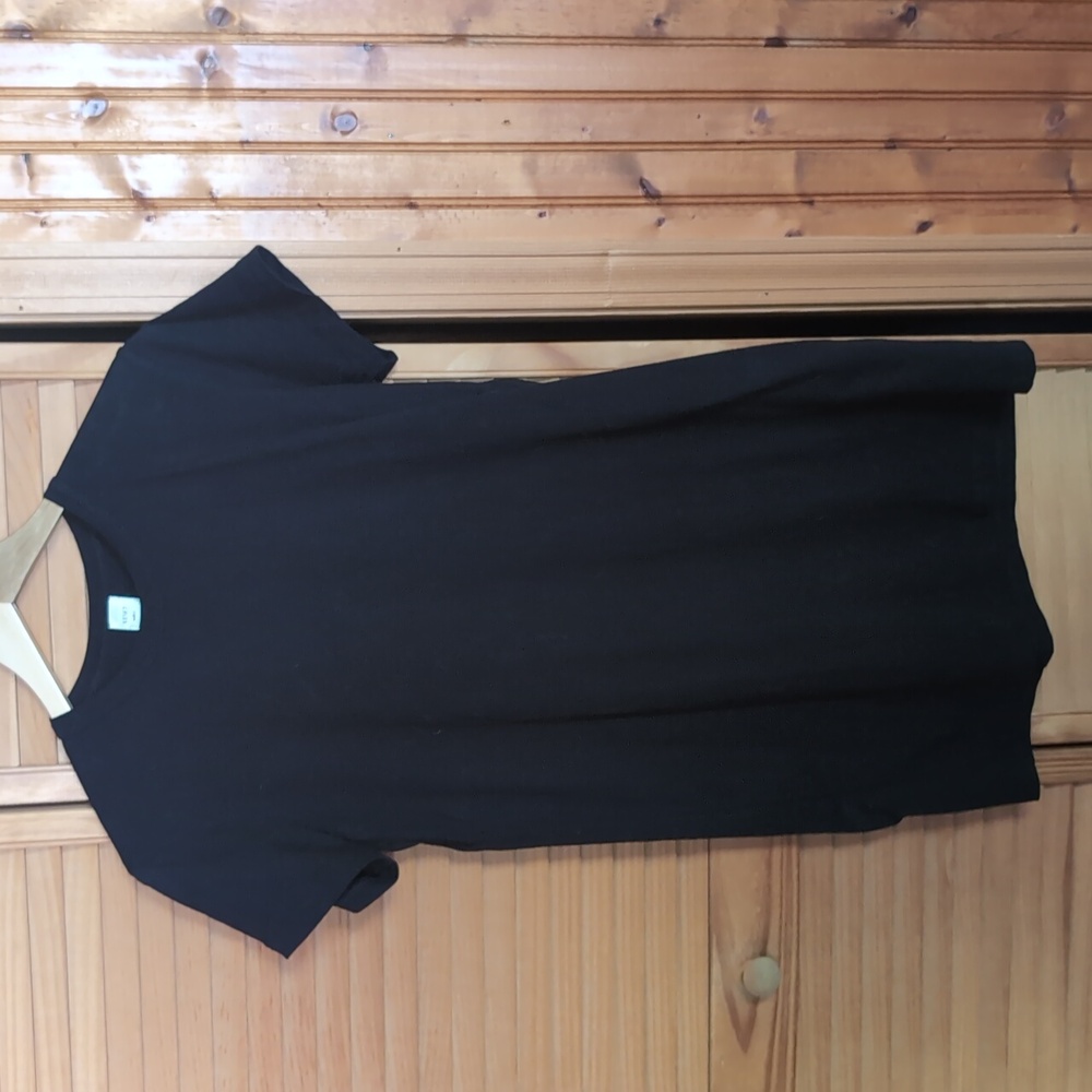 Leset Margo T Shirt Dress - NWOT, Black, S